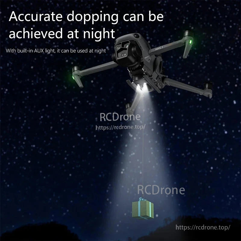 StartrC 3‑in‑1 Airdrop, Enhances DJI Mavic 3 night operations with precise airdrop via built-in AUX light for accurate delivery in low light.