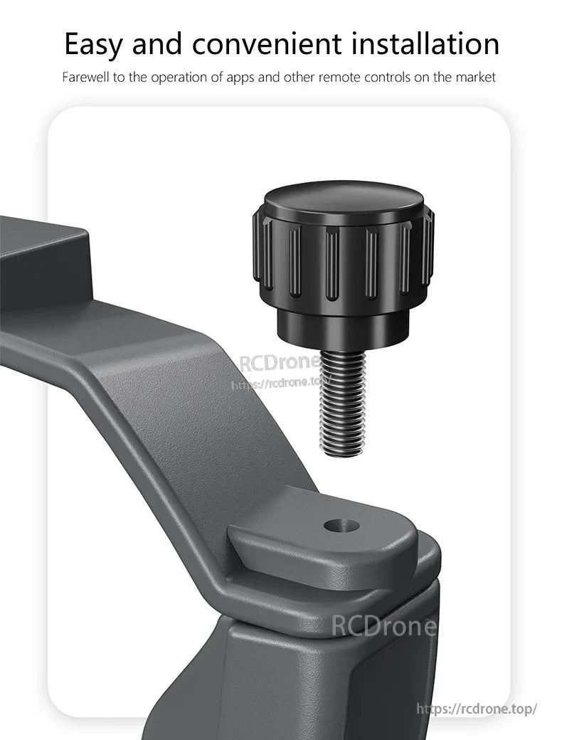 StartrC 3‑in‑1 Airdrop, Easy and convenient installation. No more apps or remote controls needed.