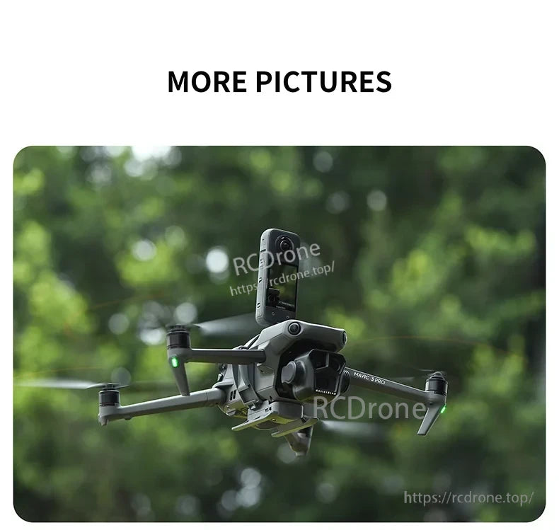 StartrC 3‑in‑1 Airdrop, Packaging details: 155.5g, 5V charging, 100mAh battery, no hazardous chemicals, Mainland China origin, boxed with camera mount holder, AUX lights, and landing gear.