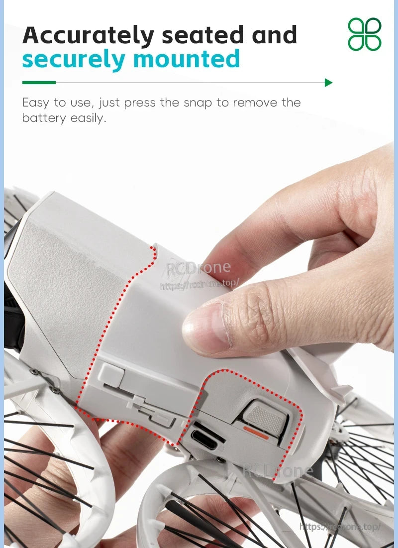 Startrc DJI Battery Buckle, Battery buckle allows secure, easy removal with snap mechanism; ensures accurate seating and firm mounting for reliable performance.