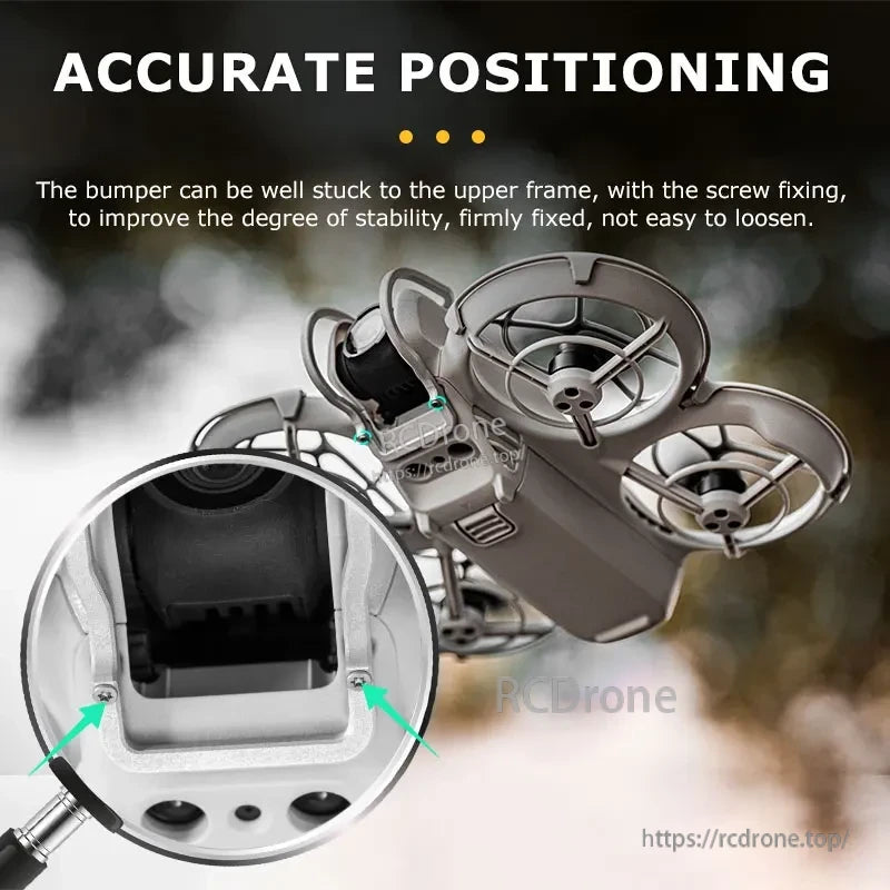 Startrc Drone Lens Protector, Accurate positioning, bumper securely fixed with screws for enhanced stability.