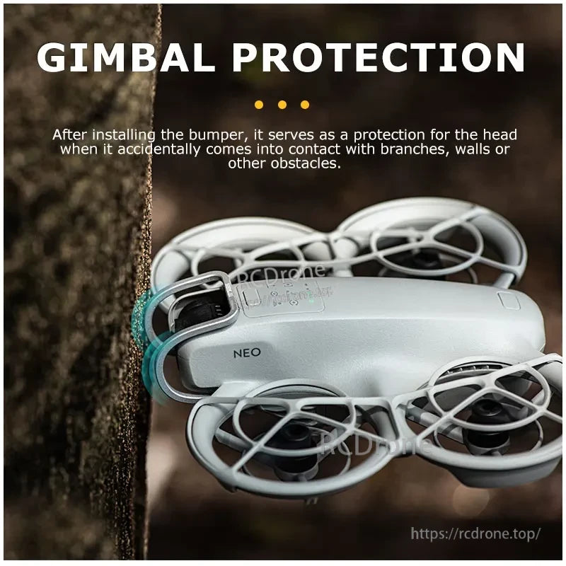Startrc Drone Lens Protector, Gimbal protection bumper safeguards drone head from branches, walls, and obstacles.