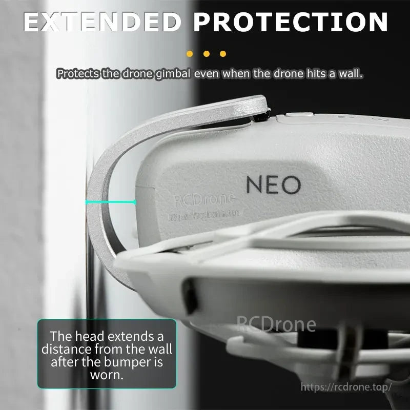 Startrc Drone Lens Protector, Durable drone gimbal protector prevents wall impacts and maintains safe distance even when bumper is worn.