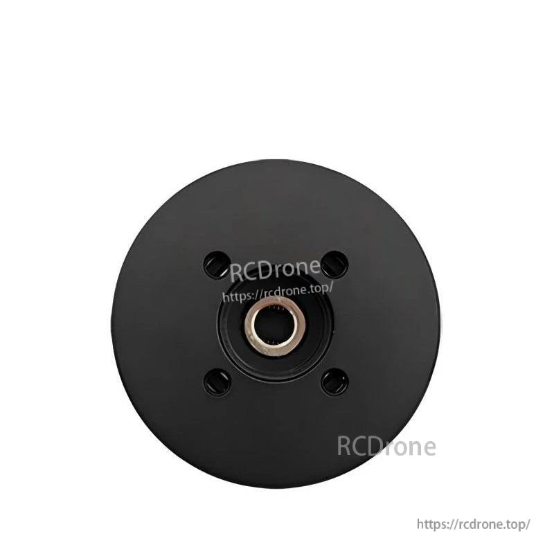 SteadyWin DD4006 Robot Motor, Black circular motor base with central port and four holes for direct-drive brushless servo use.