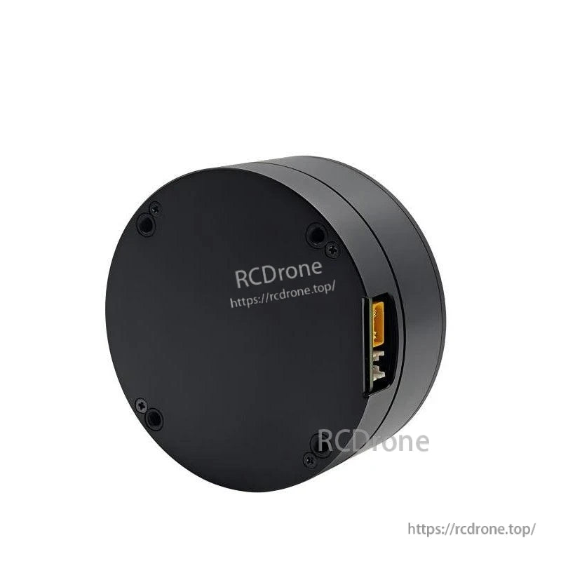 SteadyWin DD8015 Robot Motor, Black circular motor with visible ports and screws