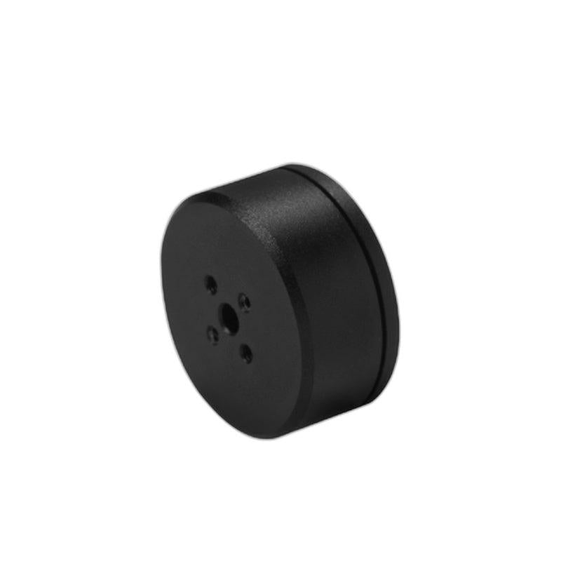 SteadyWin GB2205 12V compact motor, angled view showing flat end plate with mounting holes