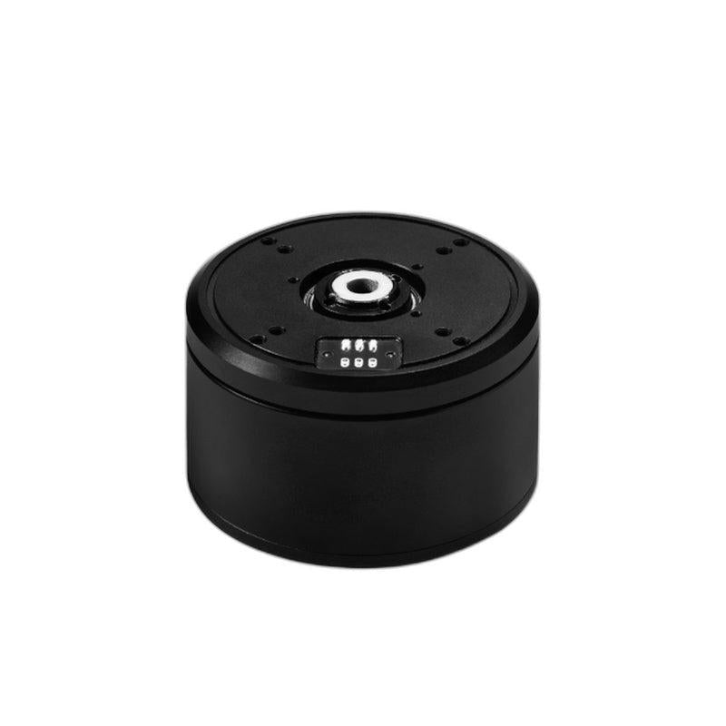 GB6025 motor top/front view with center shaft and small connector pad on end plate