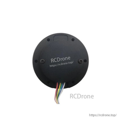 SteadyWin GIM4310-36 Robot Motor, Black circular device with multicolored wires and mounting holes