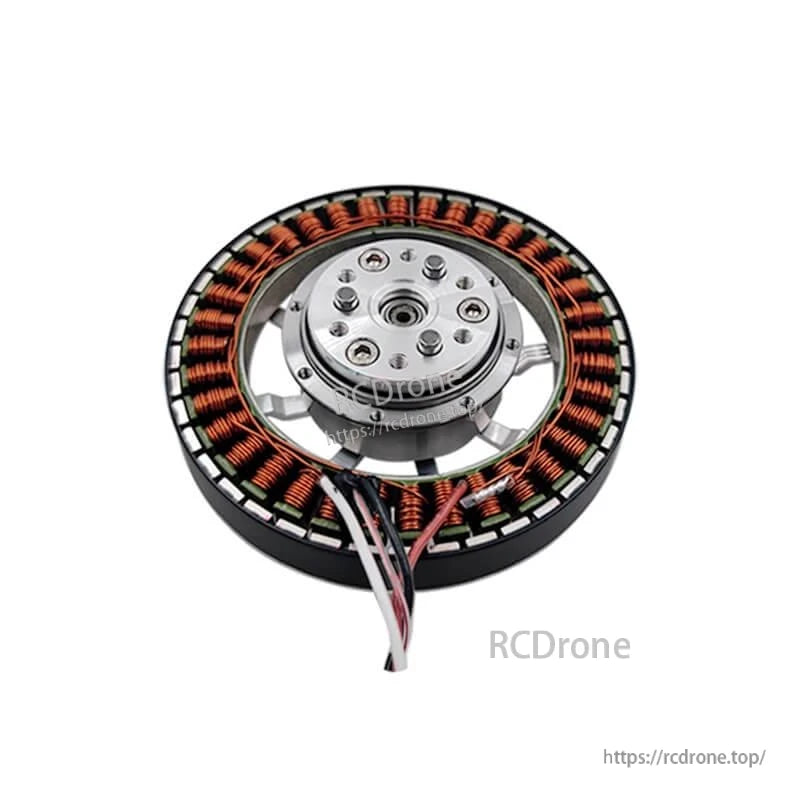 SteadyWin GIM8108-8 motor: 48V, 336W, 8:1 ratio, 7.5 N·m torque, IP54, with CAN, Type-C, and 16-bit encoder.