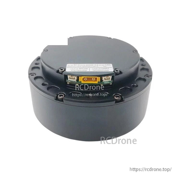 SteadyWin GIM8115-36 Planetary Reducer Robot Motor, Planetary reducer motor with 36:1 gear ratio, 45–54 N·m torque, CAN/485 interface, IP54 rating, and 14-bit encoder.