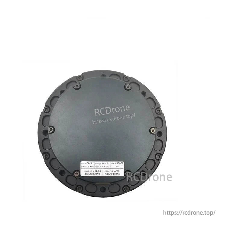 SteadyWin GIM8115-9 Planetary Reducer Robot Motor, Circular device: 9:1 gear ratio, 190–245W, 24–48V, CAN/485, IP54, 14-bit encoder, labeled ports.