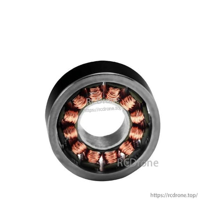 Waterproof, frameless 12V DC motor with copper coils for high-torque RC servo applications.