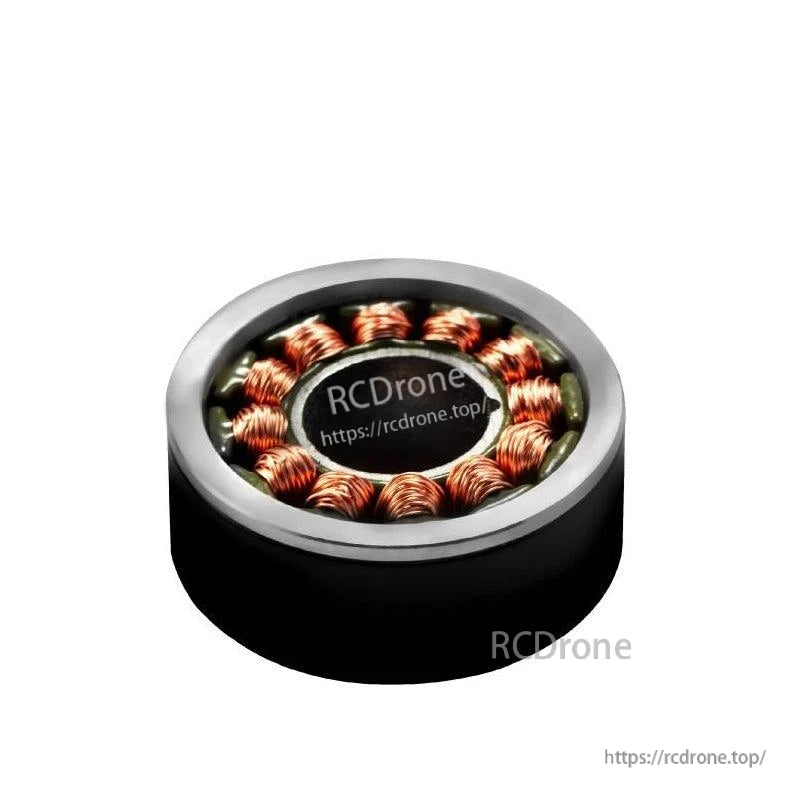 Waterproof, frameless 12V DC motor with copper coils for high-torque RC servo applications.