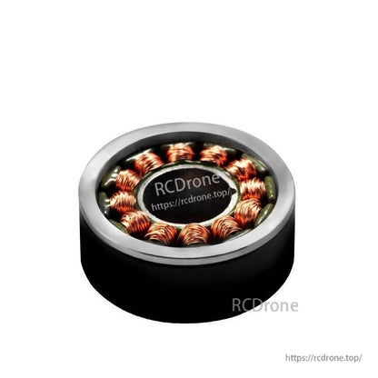 Waterproof, frameless 12V DC motor with copper coils for high-torque RC servo applications.