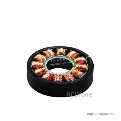 SteadyWin WK2205 Robot Motor, Frameless 12V brushless DC motor, 5630 rpm max, 26.3x9 mm, model WK2205/WK2205CH, with visible copper coils and black casing.