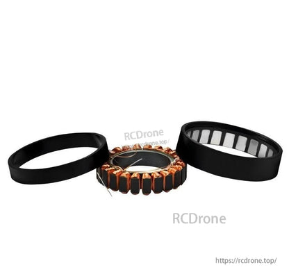 SteadyWin WK3506 brushless DC motor with copper windings and black structure for robotic arms and exoskeletons.