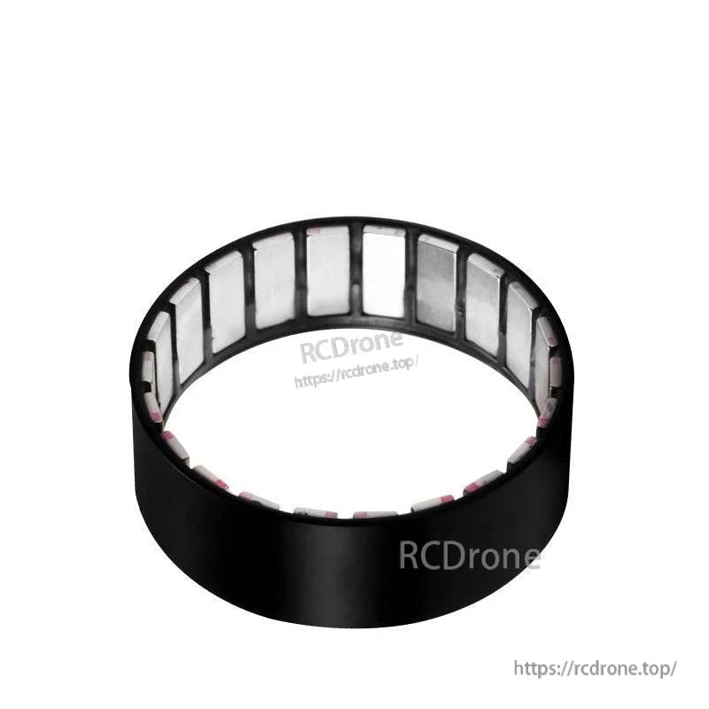 12V circular motor with segmented structure for 3-axis gimbals, delivering 965 rpm and 0.11 N·m torque.