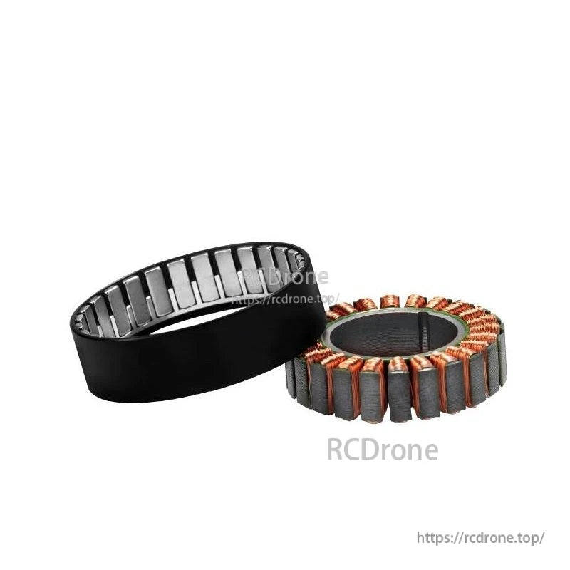 Compact 24V brushless frameless motor (49x13.5mm, 1028rpm) ideal for gimbal camera use.