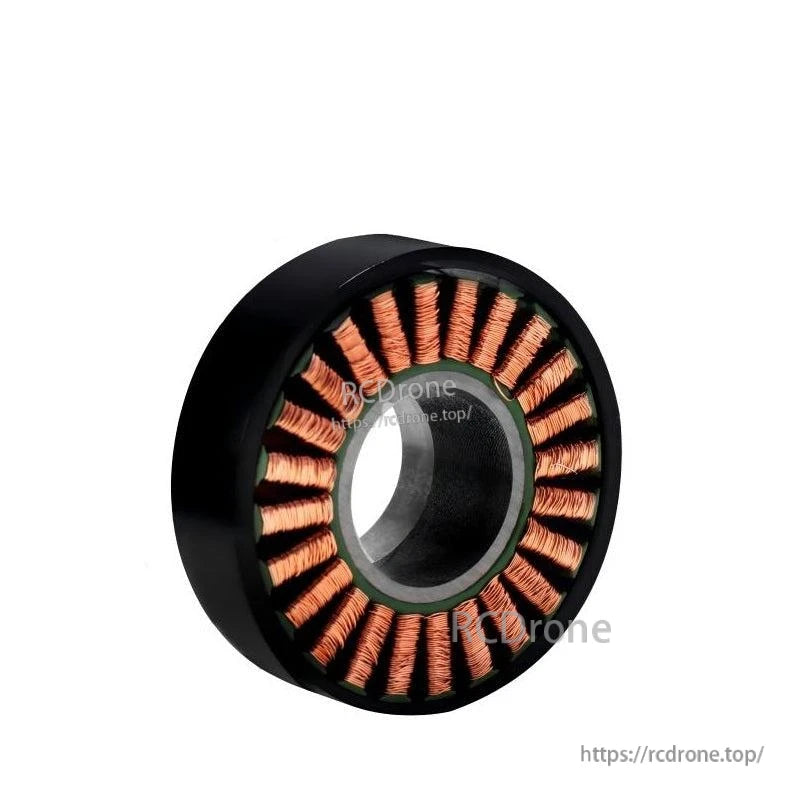 SteadyWin WK5215 Frameless Robot Motor, Compact 24V frameless motor with copper windings, 0.41 N·m torque, 140 rpm, in a 58.6×19 mm black casing.