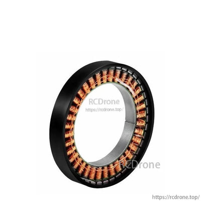 24V frameless brushless DC motor with 0.93 N·m torque, 349 rpm, low noise, high torque, and visible copper windings for robotics.