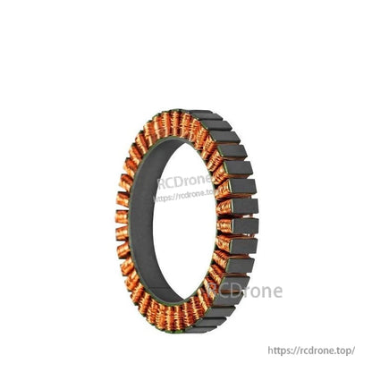 High-torque, low-noise 24V frameless BLDC motor with copper windings, ideal for compact robotic applications.