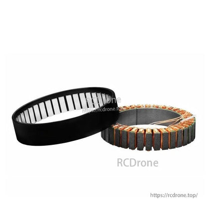 SteadyWin WK8115 Frameless Robot Motor, High-torque, frameless 24V/36V robot motor with 90x19mm hollow core for robotics.