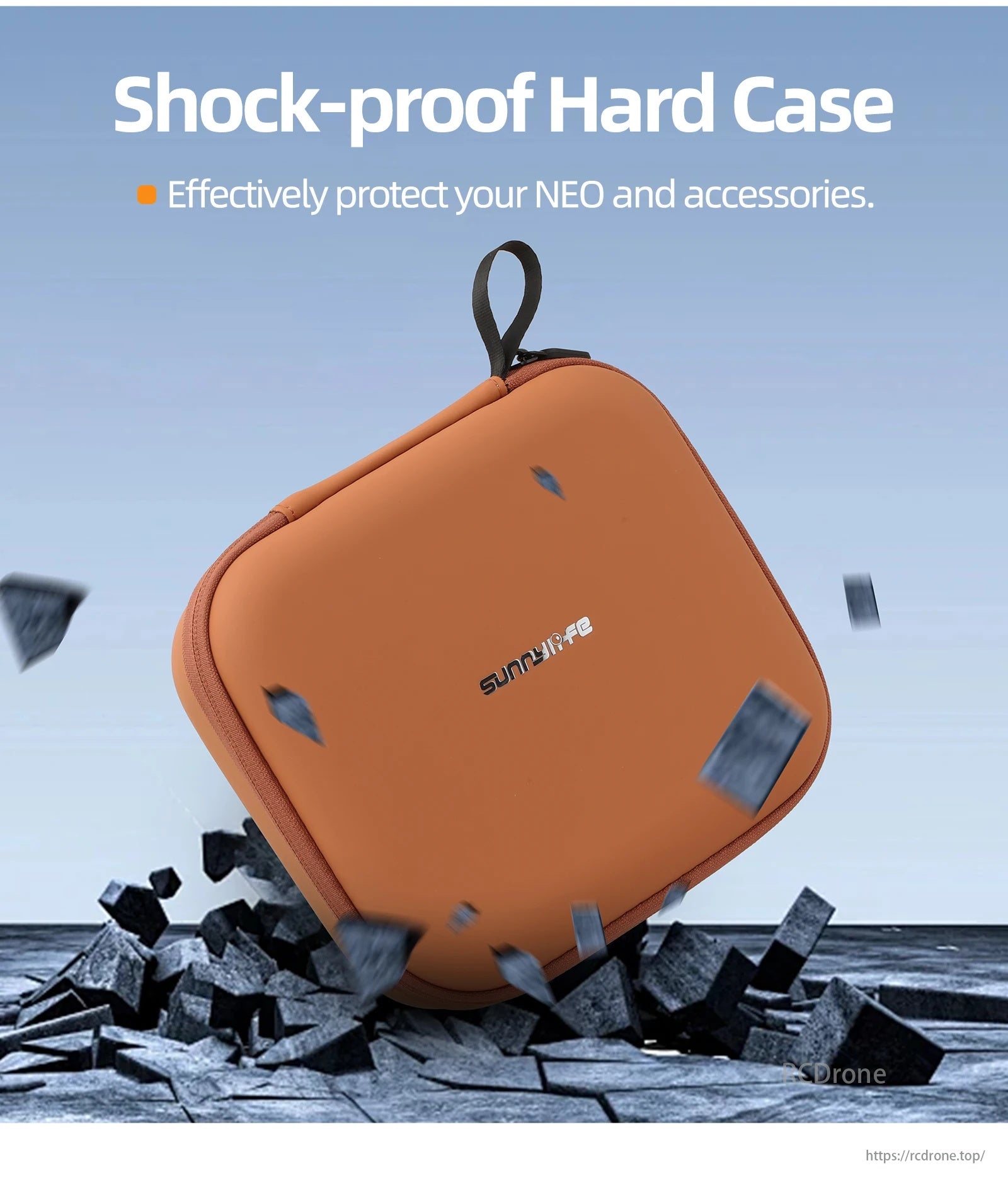 Storage Bag, Shock-proof Hard Case effectively protects NEO and accessories.