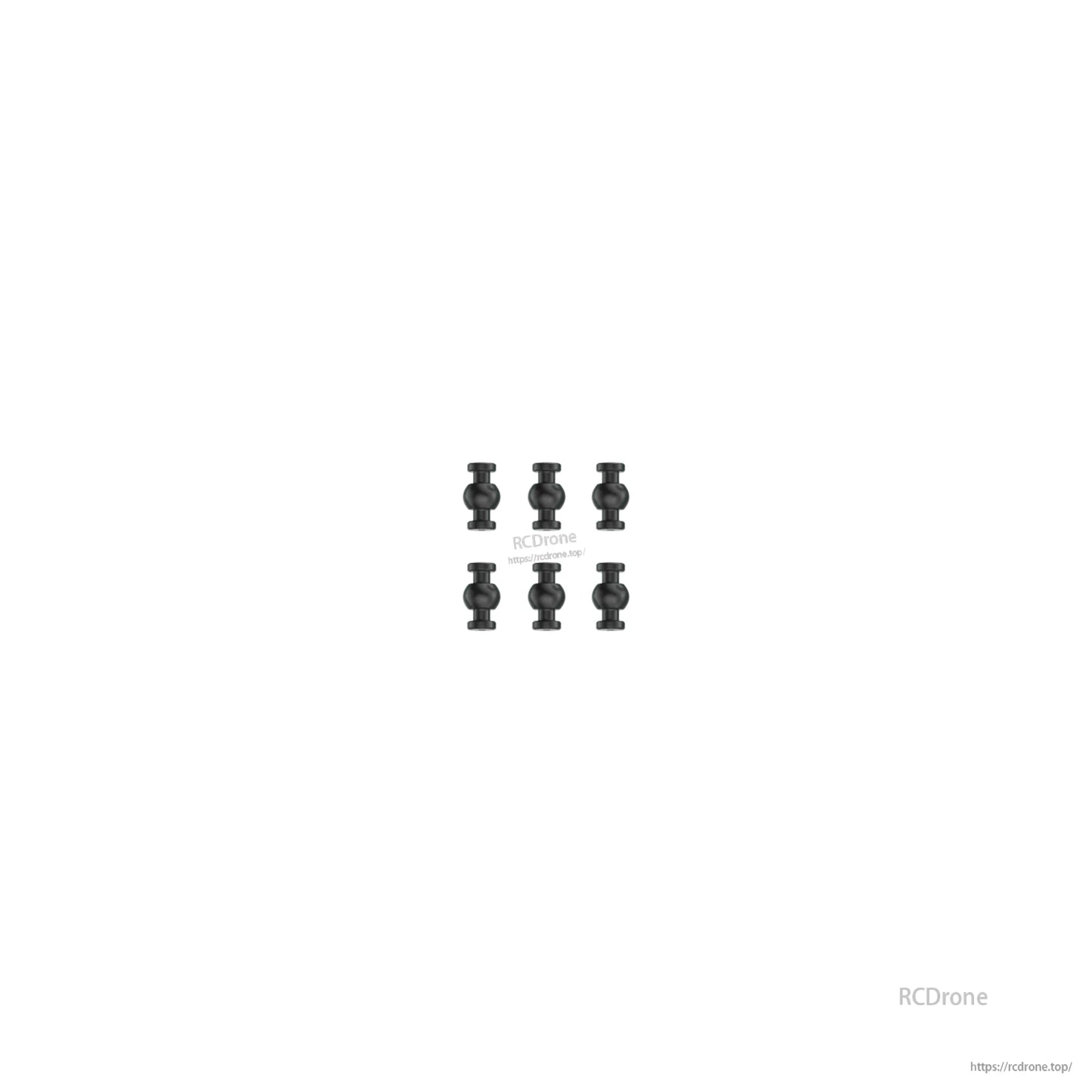 Set of six small standoff spacers for frame assembly