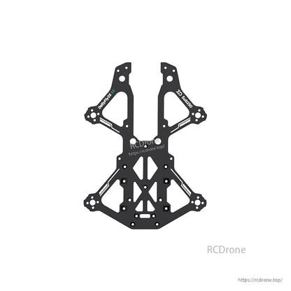 Carbon fiber main frame plate for DollyFly25 DF25 V2 with cutouts and mounting holes