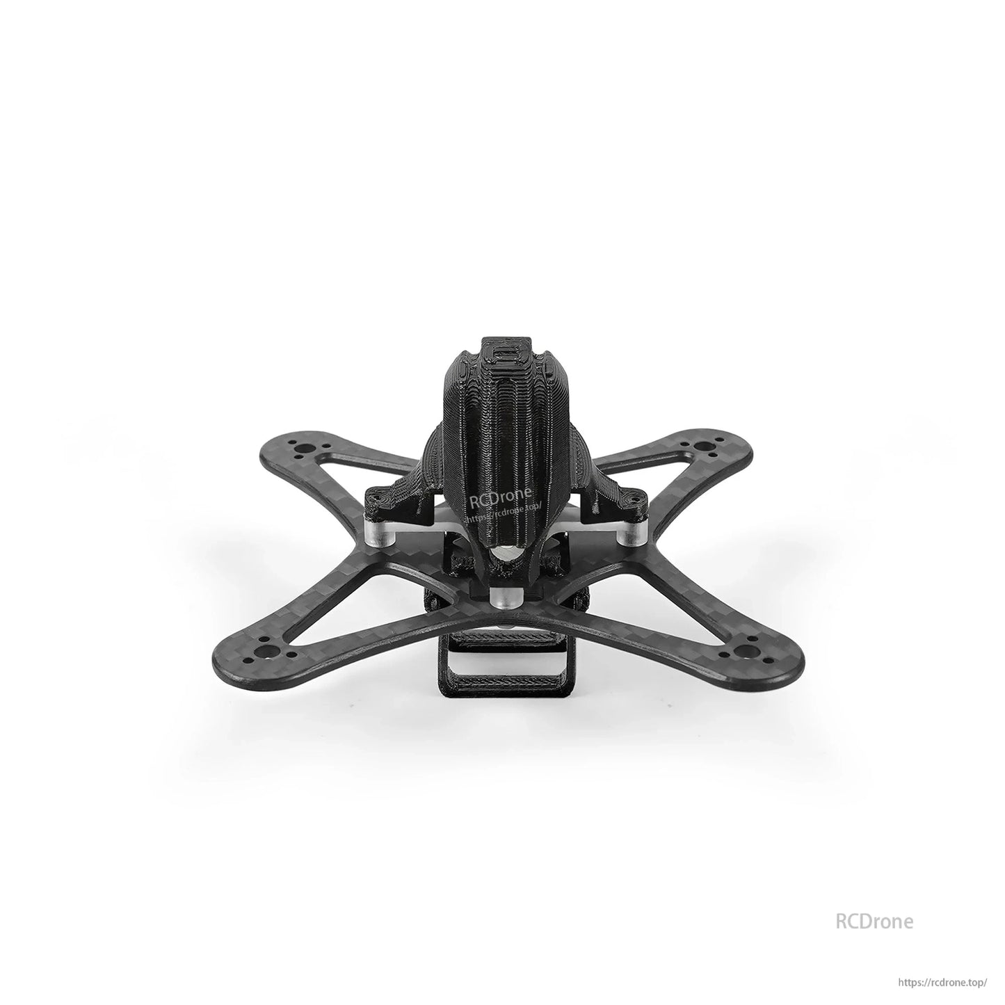 Nanofly20 2S frame battery holder kit, rear view showing canopy back and lower battery cradle