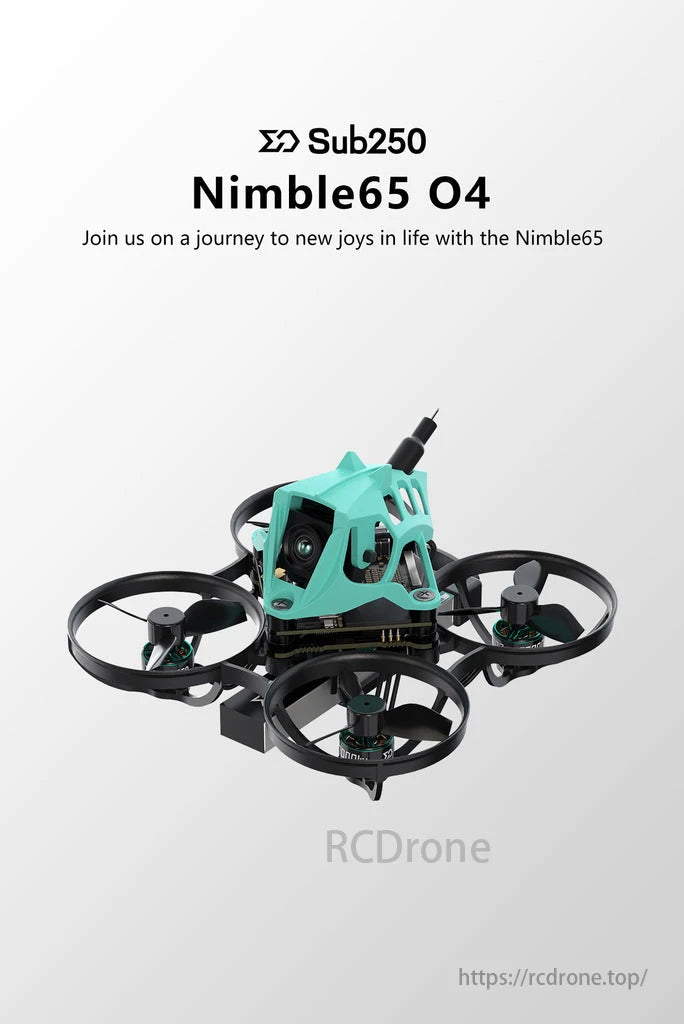 Sub250 Nimble65 HD O4 65mm 1S Mini Whoop FPV, Sub250 Nimble65 O4: A 65mm 1S Mini Whoop FPV drone, offering new joys in life with its agile performance.