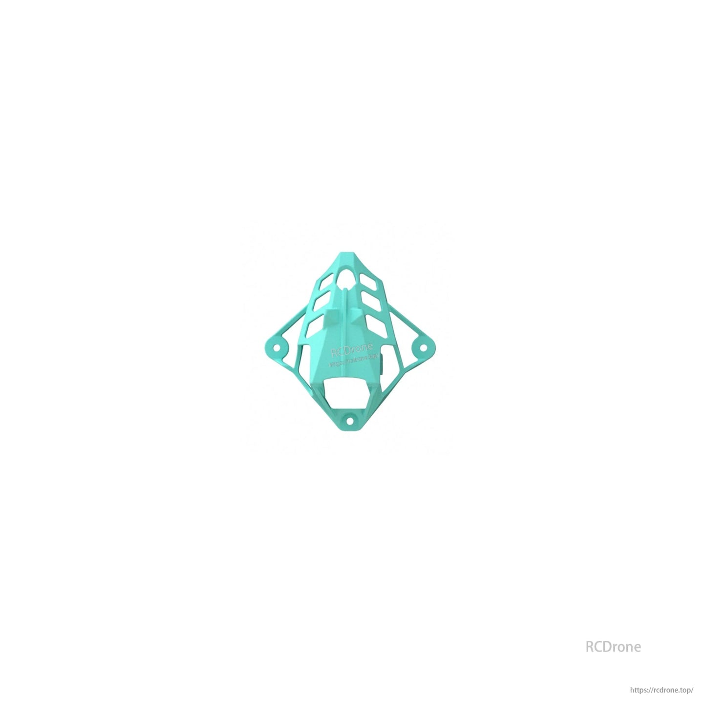 Teal upper hood/canopy piece for the frame, centered on white background