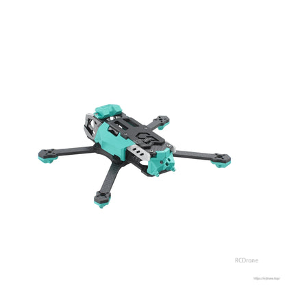 Sub250 OasisFly35 DC frame rear angle view showing top plate and rear mount area