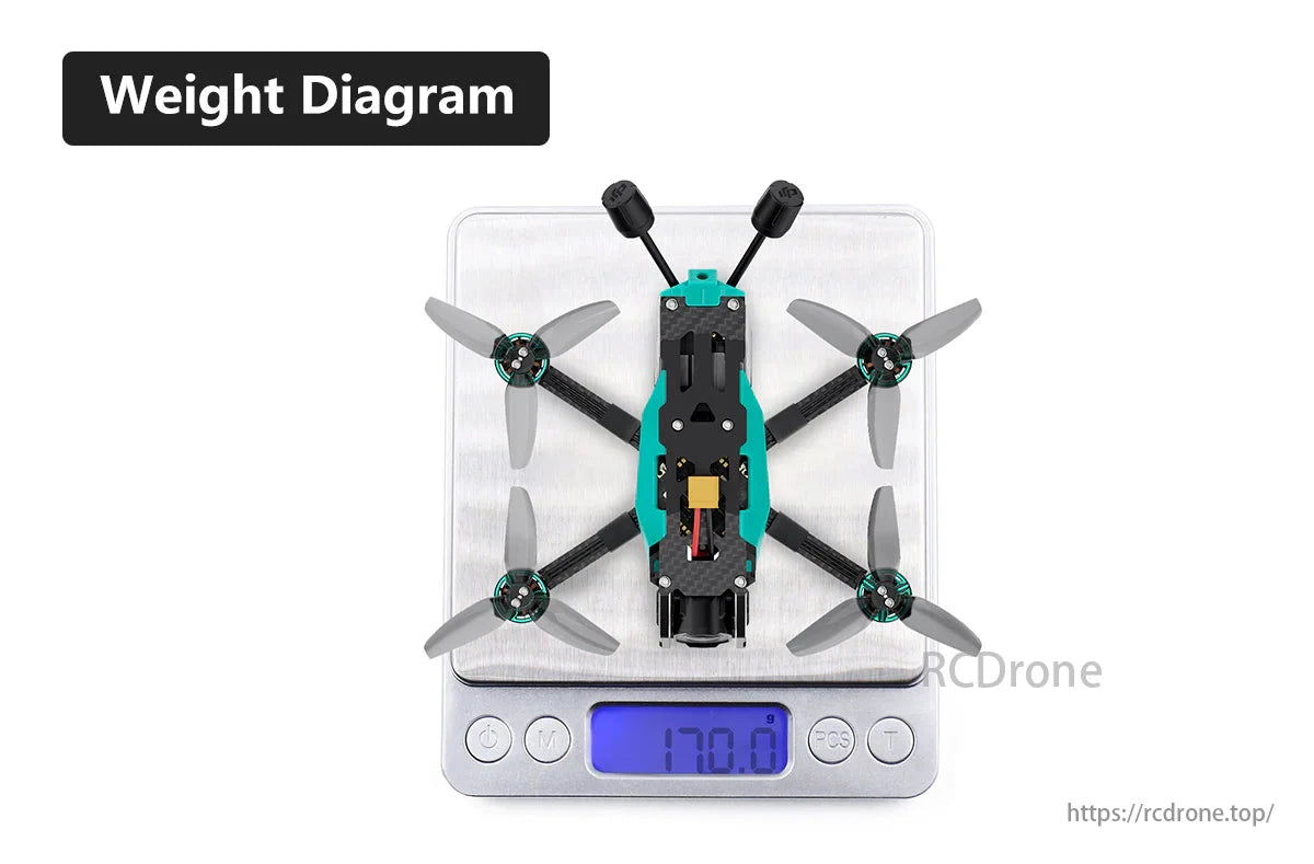 Sub250 Oasisfly30 4S 3-Inch HD Freestyle FPV, Built for precision, it features an STM32F722RET6 MCU and ICM42688-P gyro for stable flight.