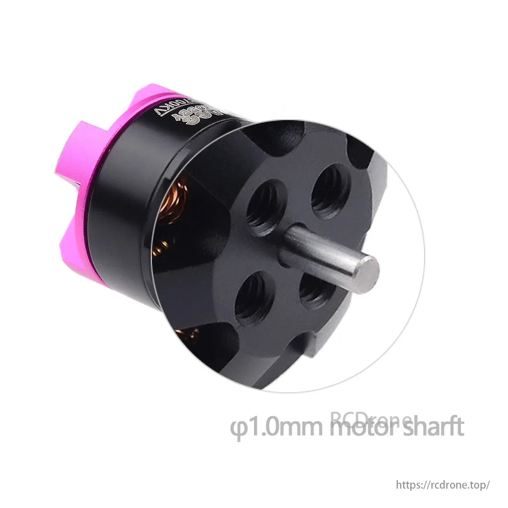 Surpass 1104 Brushless Motor, Surpass Hobby 1104 Brushless Motor designed for high-efficiency power output in 80mm-100mm FPV micro drones.