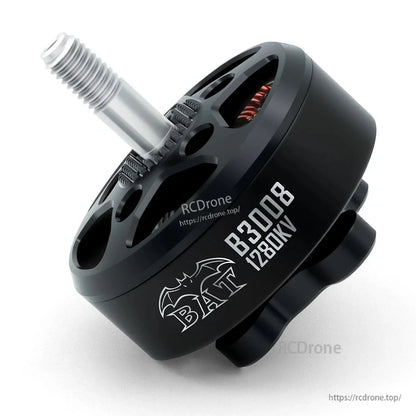 Surpass Hobby BAT B3008 1280KV brushless FPV motor with threaded shaft and mounting base