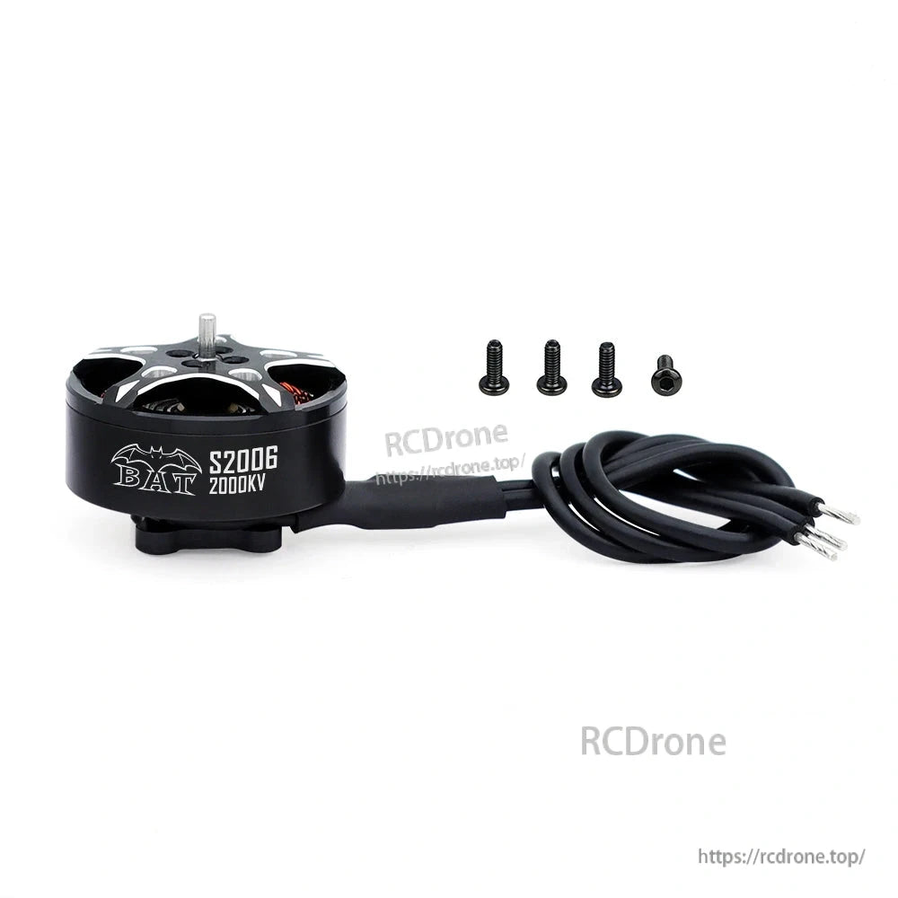 Surpass Hobby BAT S2006 2000KV brushless motor with wires and four mounting screws