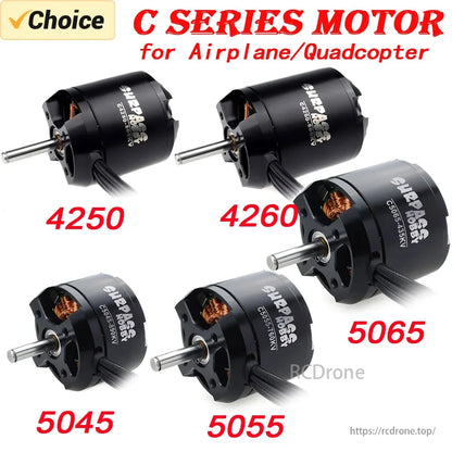 Surpass Hobby C4250 / C4260 / C5045 / C5055 / C5065 High-Torque Brushless Motors for RC Plane, Helicopter, Drone, UAV Multicopter