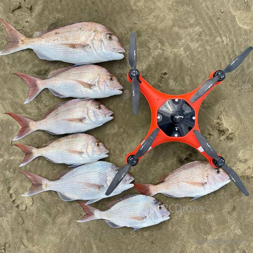 SwellPro Fisherman FD1 WaterProof Fishing Drone - 2kg Bait Capacity, 1.6km Range, 28min Flight