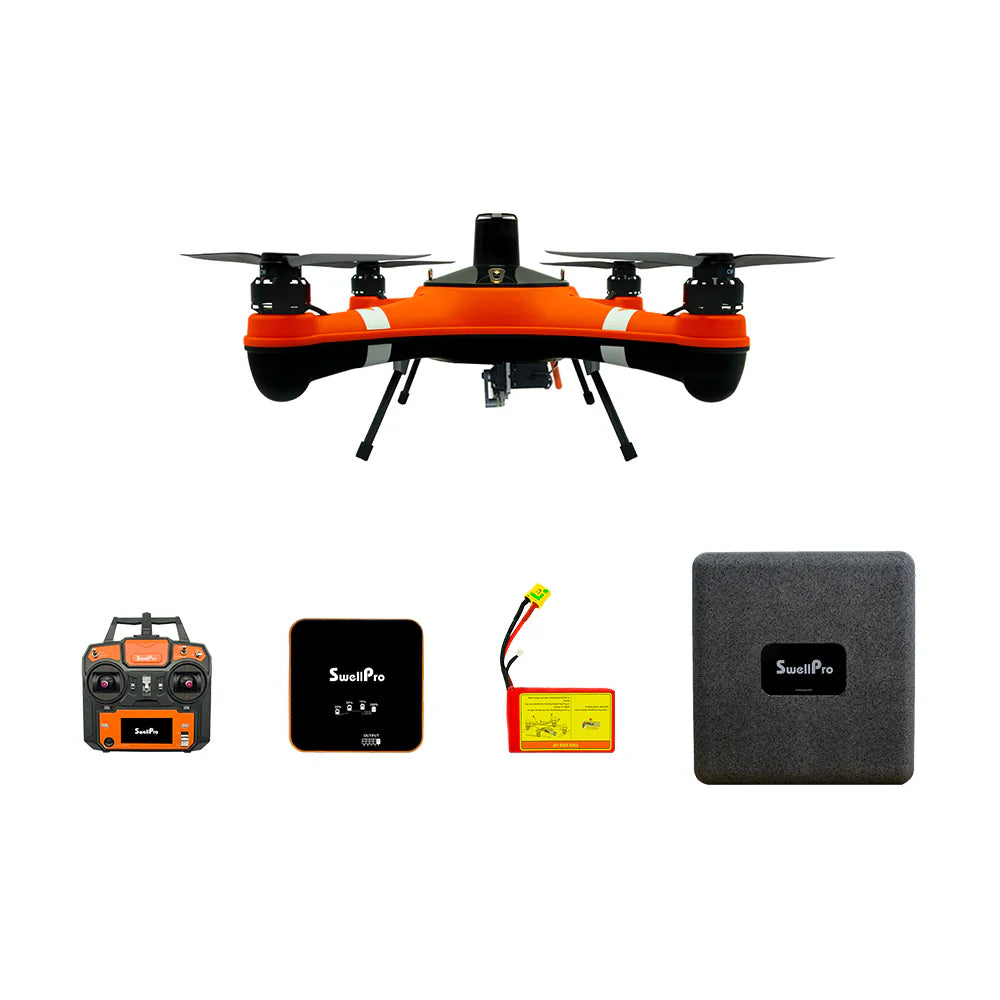 SwellPro Fisherman FD1 WaterProof Fishing Drone - 2kg Bait Capacity, 1.6km Range, 28min Flight