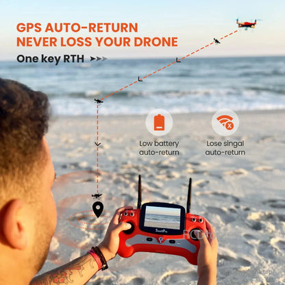 SwellPro Fisherman FD3 WaterProof Fishing Drone, SwellPro Fisherman FD3 Waterproof Fishing Drone - 2kg Bait, 1.3km Range, 4K Camera: GPS Auto-Return, One-Key RTH, Low Battery Alarm and Lost Signal Alert