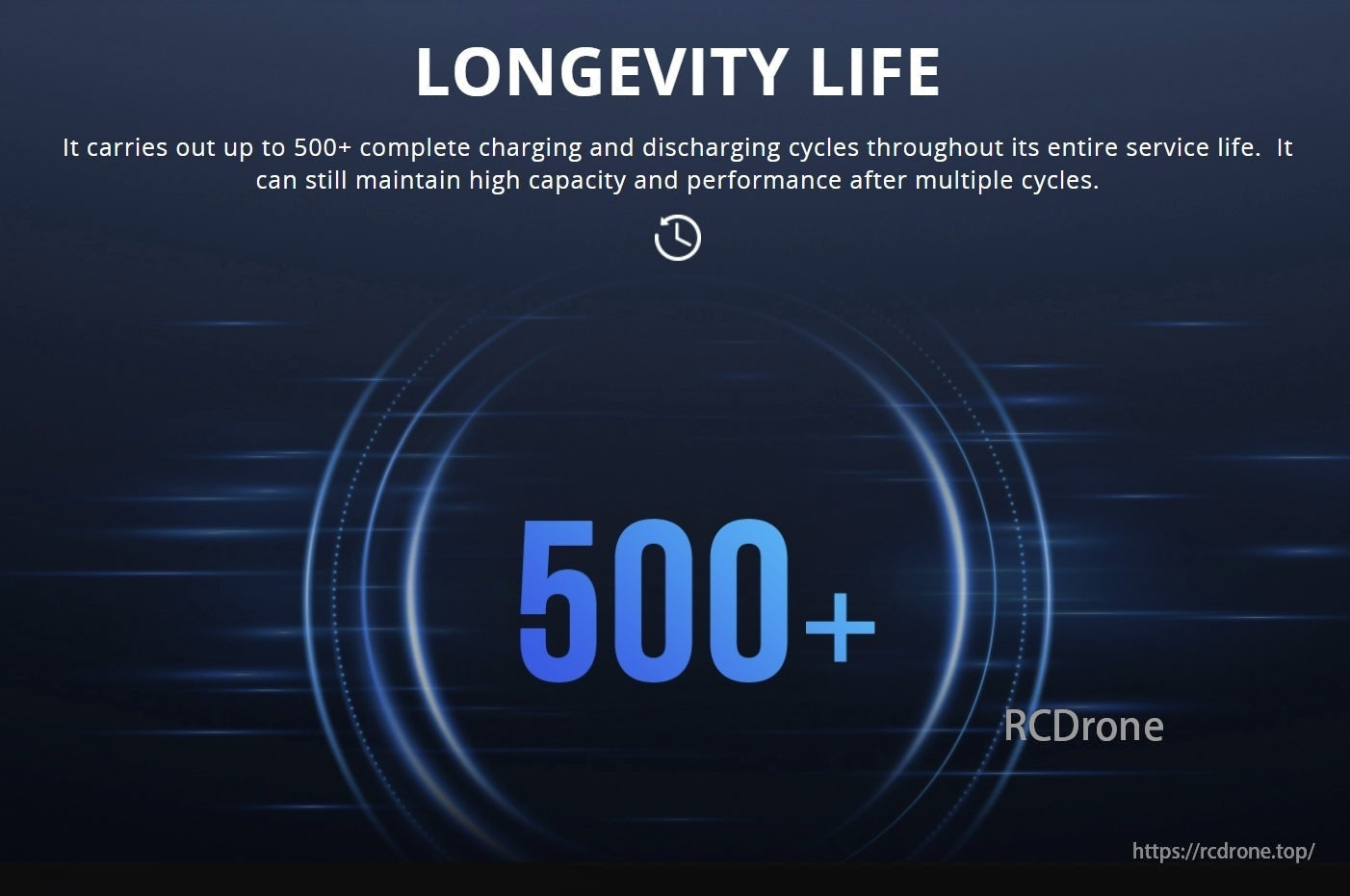T-Drones Ares 6S Li-ion Drone Battery, LONGEVITY LIFE: Up to 500+ charge-discharge cycles, retaining high capacity and performance.