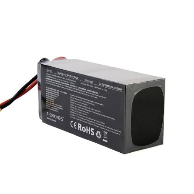 T-Drones Ares 6S 30Ah Drone Battery, Agriculture uses drones for crop monitoring and spraying.