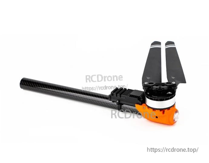 T-Motor A6 KV180 modular drone propulsion unit with carbon fiber arm, ESC module, and folding two-blade prop