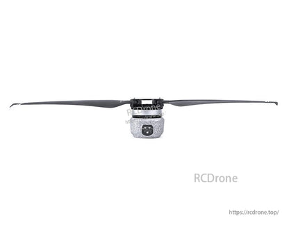 T-Motor brushless drone motor with long two-blade propeller mounted on a compact motor housing