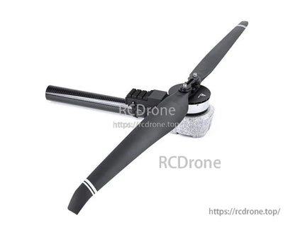 T-Motor folding carbon fiber two-blade propeller with mounting hub on a brushless motor