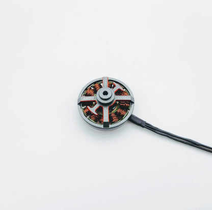 T-Motor AM20 KV1700 brushless motor with exposed copper windings and attached lead wires
