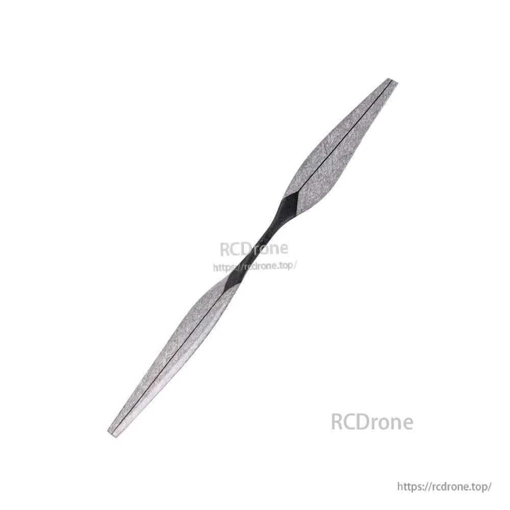 T-Motor AMZ 17.5x6.5 inch Coaxial Propeller, T-Motor AMZ 17.5x6.5 inch coaxial two-blade drone propeller with grey finish and twisted hub