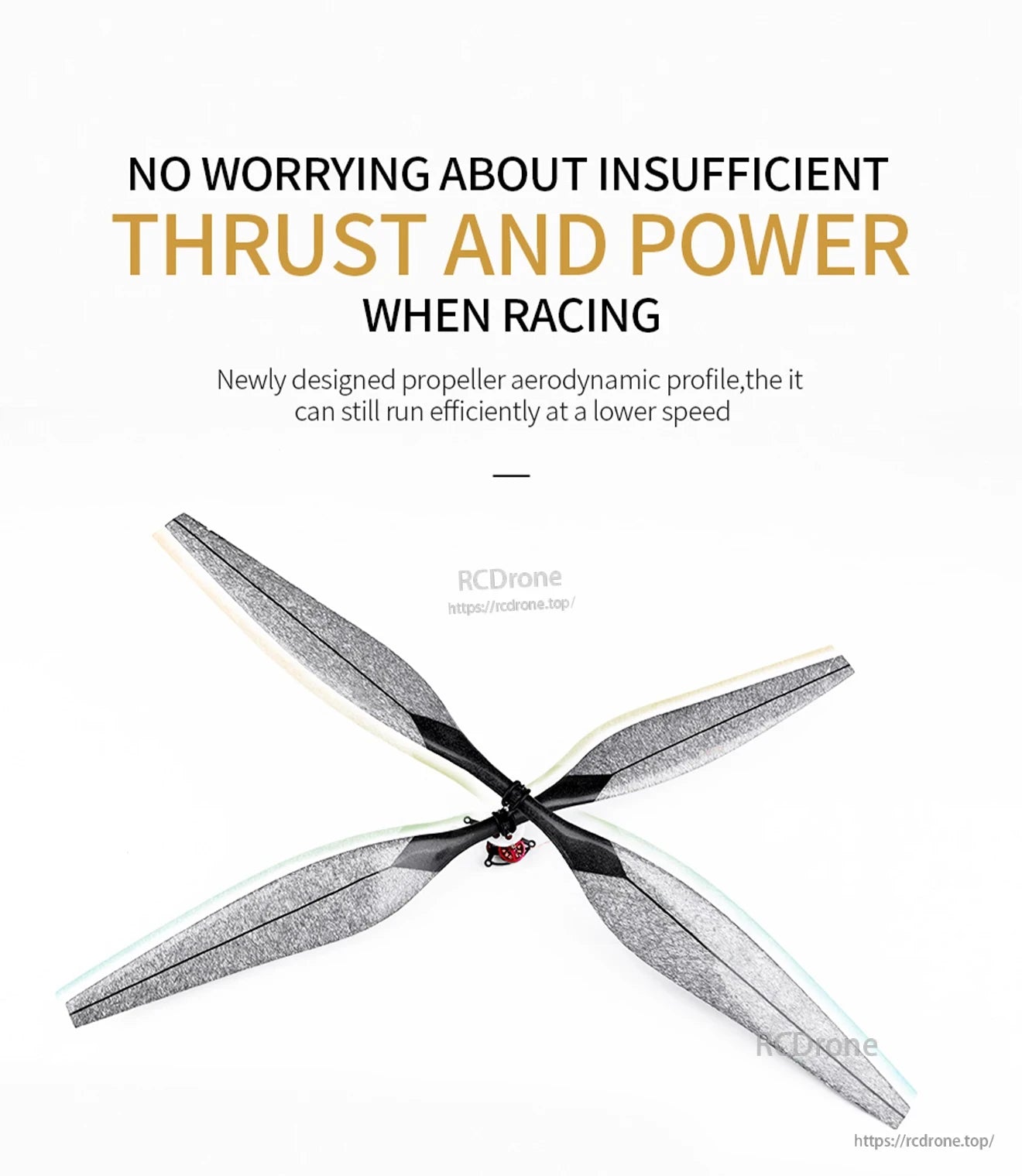 T-Motor AMZ 17.5x6.5 inch Coaxial Propeller, T-Motor AMZ 17.5x6.5 coaxial drone propeller with four gray blades and central mounting hub