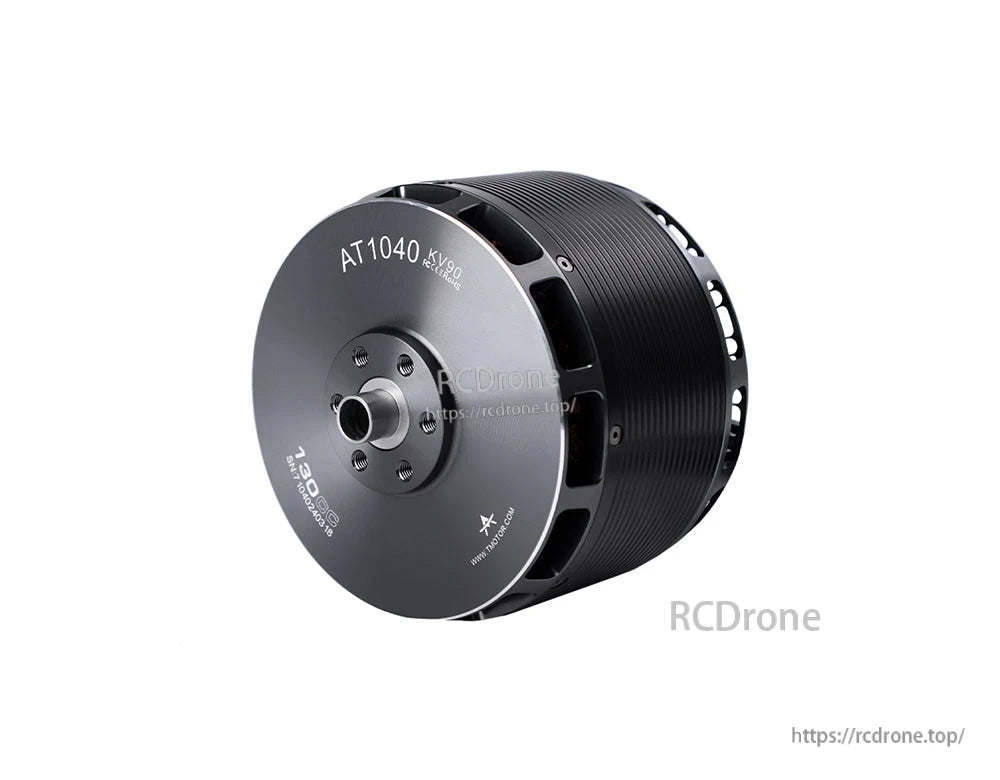 T-Motor AT1040 KV90 brushless outrunner motor with front shaft and multi-bolt mounting face
